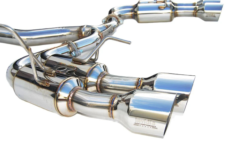 Invidia Gemini Catback Exhaust w/ Quad Stainless Steel Tips (Subaru WRX | STI 15-21)