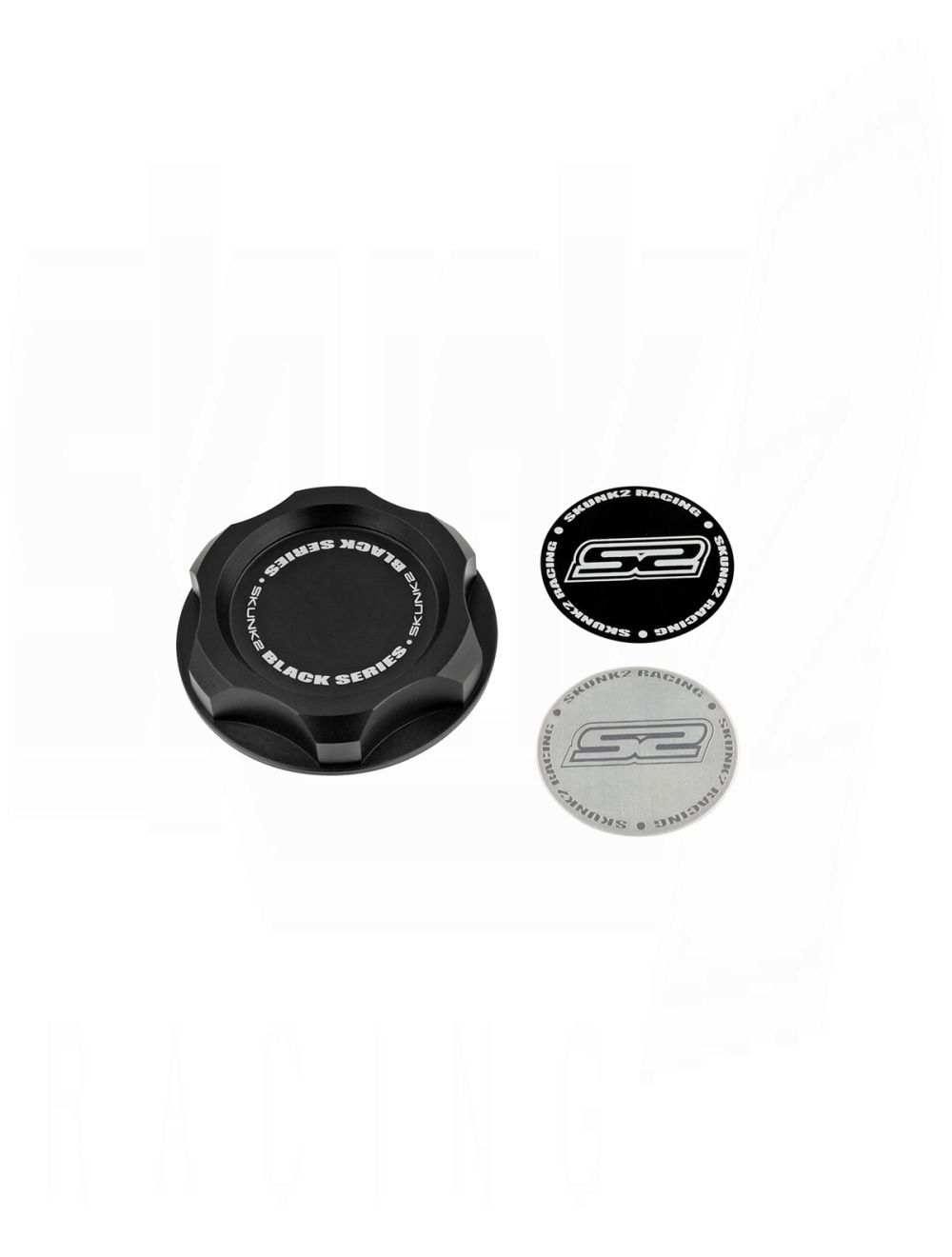 SKUNK2 BILLET BLACK SERIES OIL CAP - HONDA / ACURA