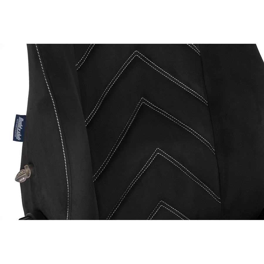 Buddy Club Black Racing Spec Sport Reclinable Seat w/ Adaptor Plate