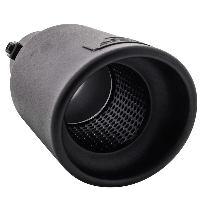 DC Sports 2.25" Black Powder Coated Stainless Steel Bolt-On Exhaust Tip