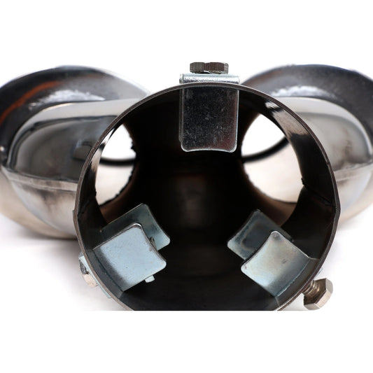DC Sports 2.375" Polished Stainless Steel Bolt-On Exhaust Tip