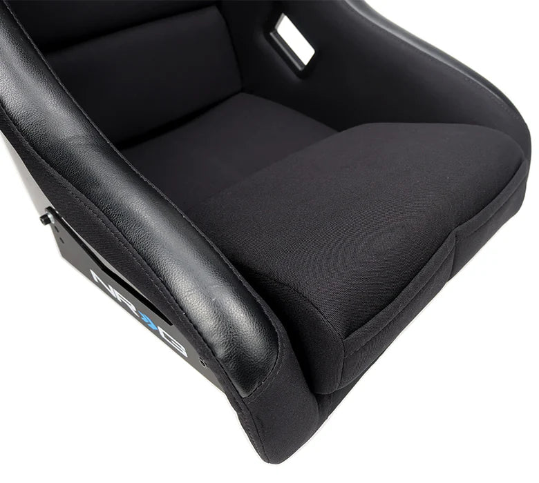 NRG FRP Bucket Seat Race Style Bolster-Lumbar Medium (Black)