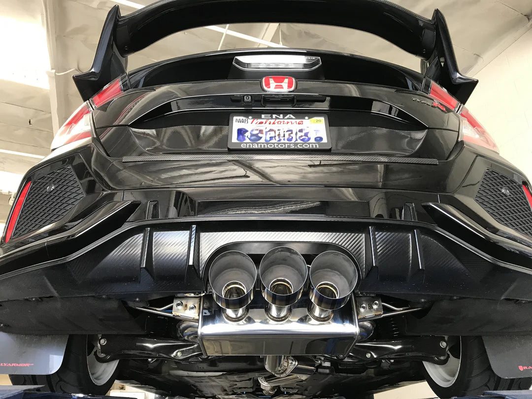 Invidia Q300 Catback Exhaust w/ Triple Titanium Tip (Honda Civic Type-R 17-21)