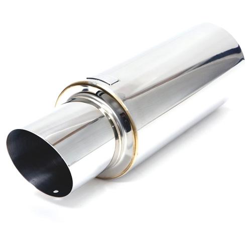 Blox Racing 63.5mm N1 304 Universal Exhaust Muffler