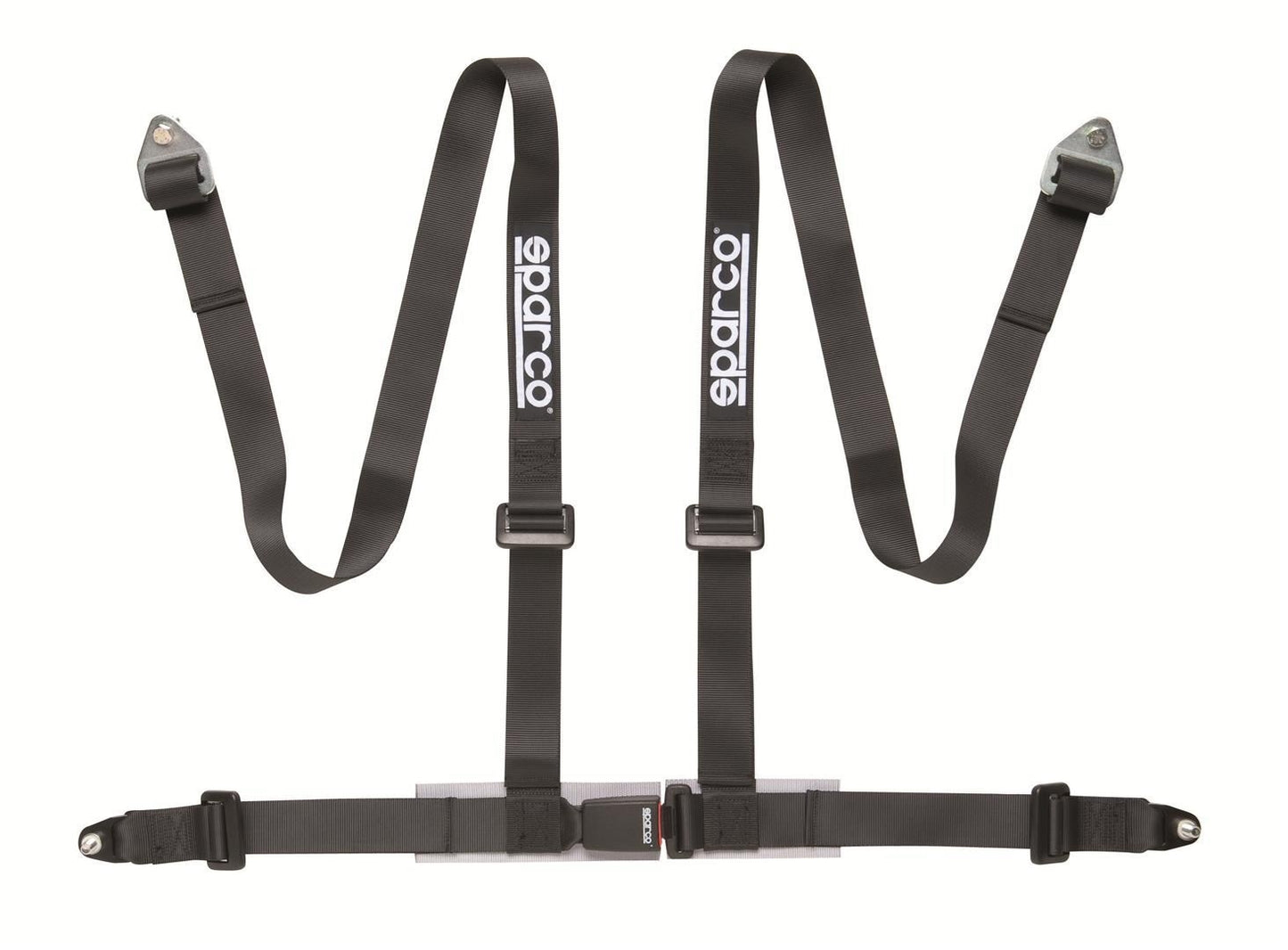 Sparco 2" 4-Point Bolt-In Street Harness (Black)