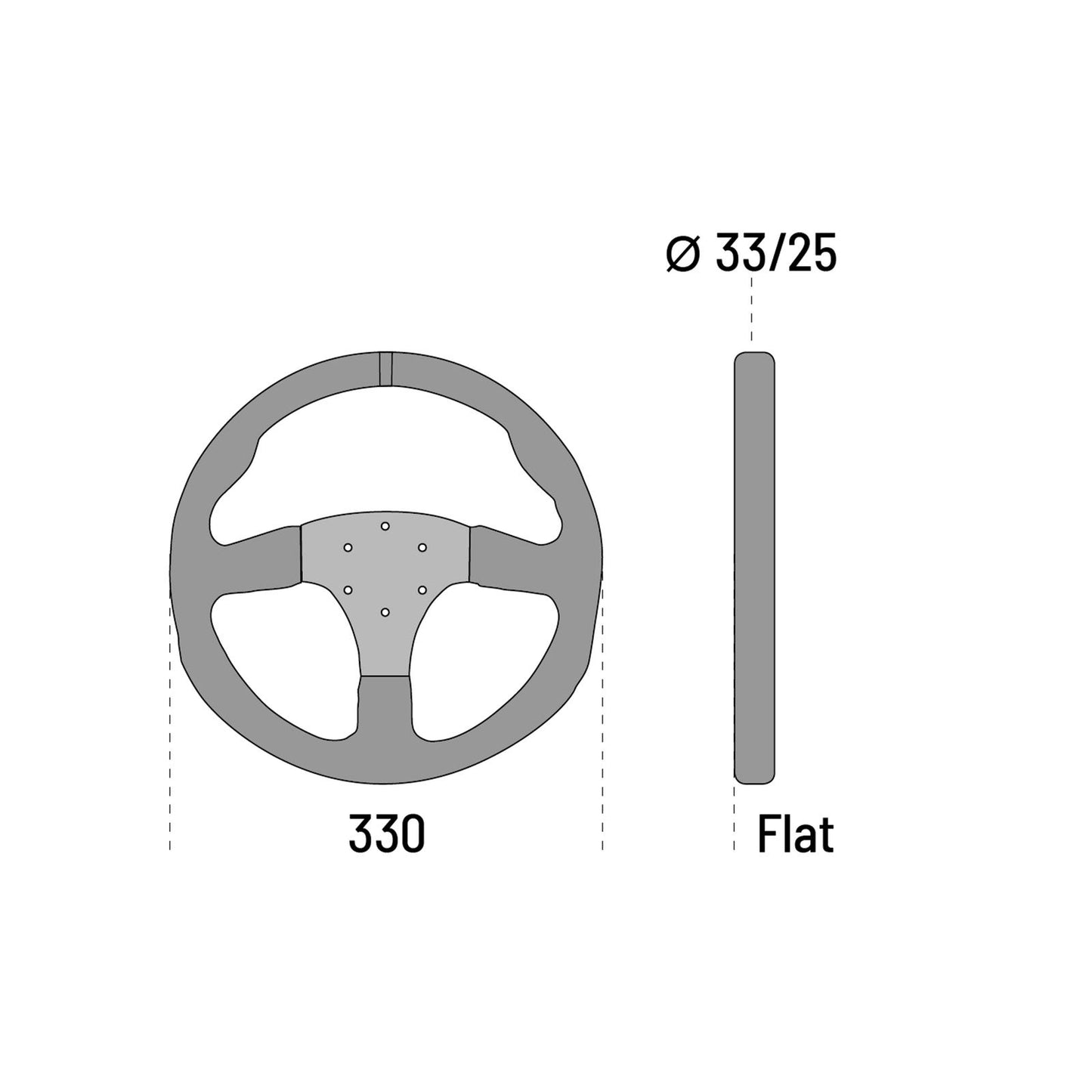 Sparco Steering Wheel R330 Suede