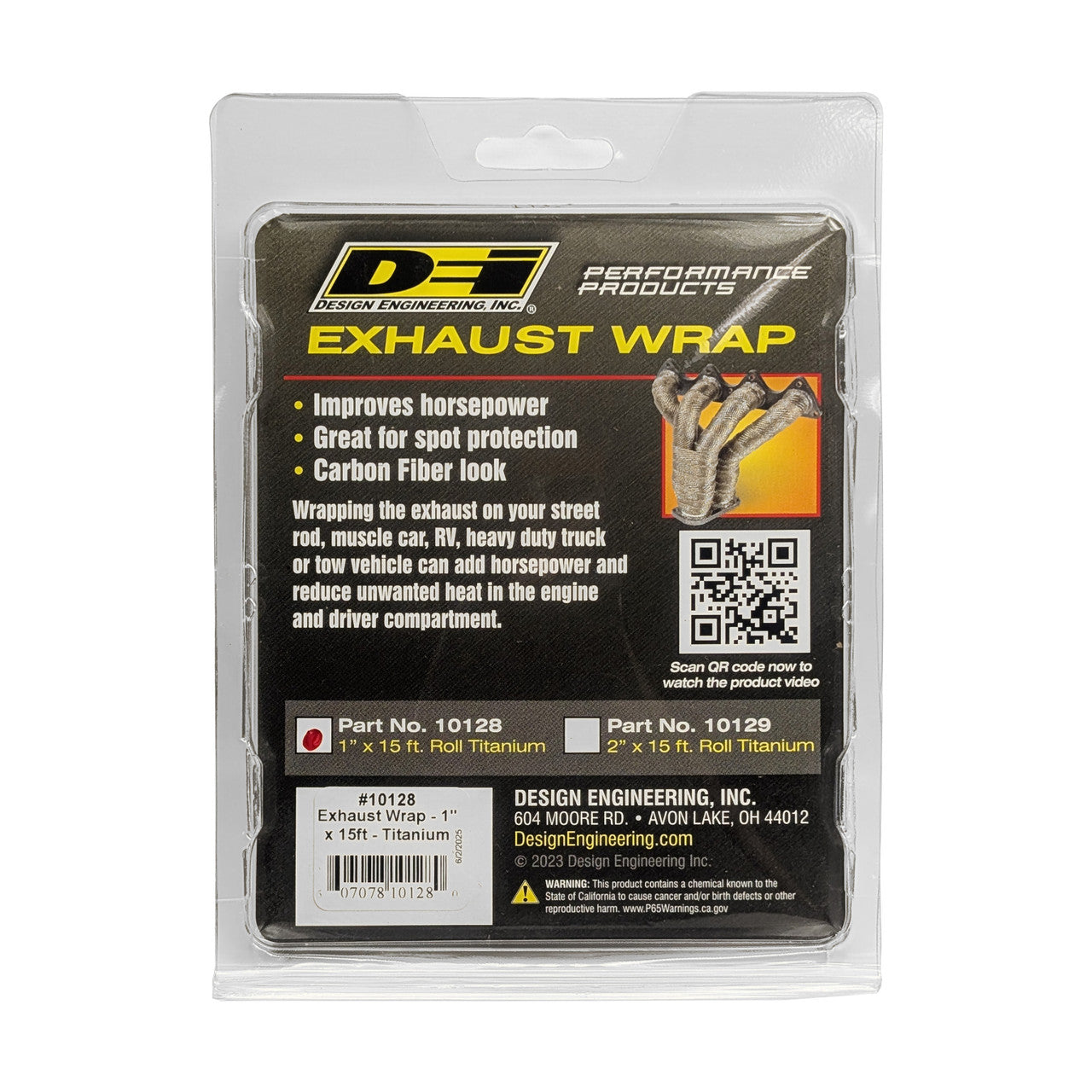 Design Engineering DEI Exhaust Wrap 1" X 15 Ft