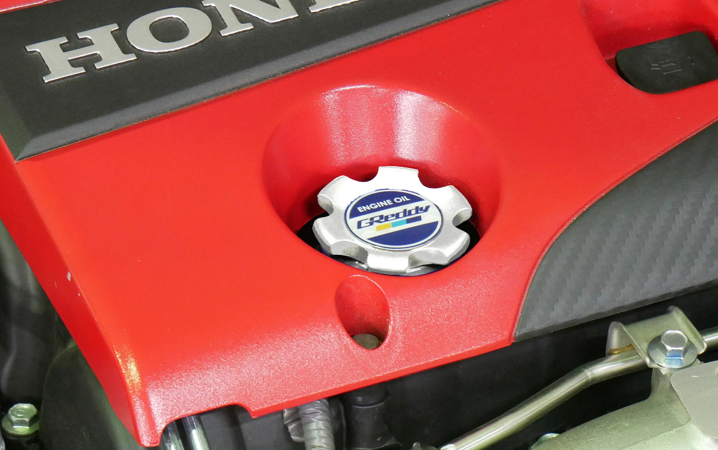 GREDDY OIL FILLER CAP B-TYPE 05 HON - CHROME