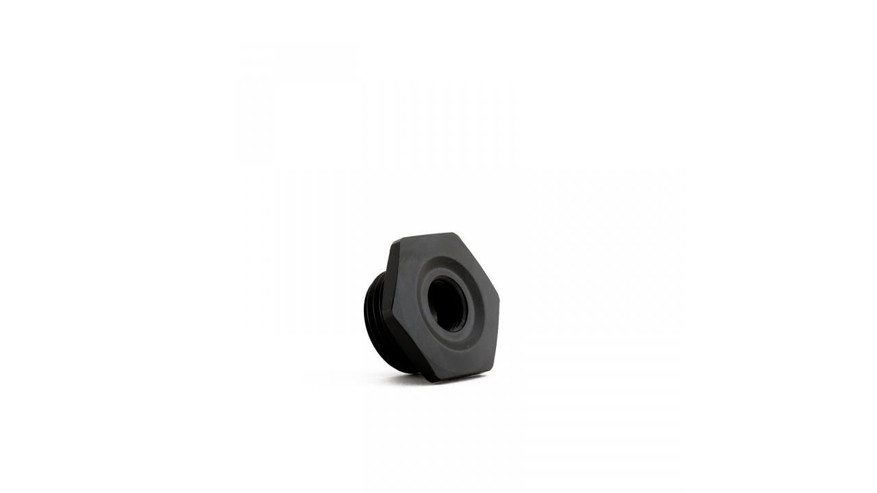 HYBRID RACING -8 ORB TO 1/8TH NPT FUEL RAIL FITTING (UNIVERSAL)