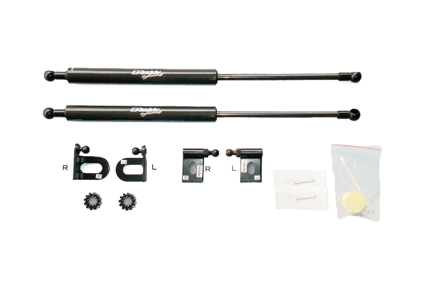 GReddy Carbon Hood Damper Kit Mitsubishi Evo X 08-15