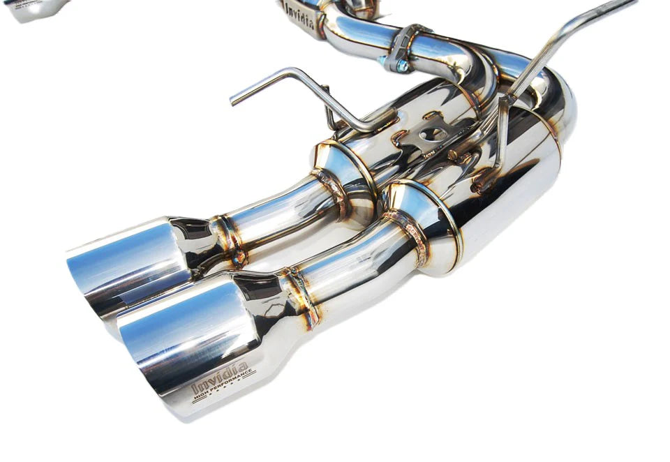 Invidia Gemini Catback Exhaust w/ Quad Stainless Steel Tips (Subaru WRX | STI 15-21)