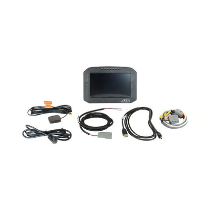 AEM Electronics CD-7FLG Carbon Logging & GPS-Enabled Flat Panel Digital Dash Display