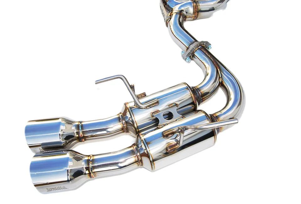 Invidia Gemini Catback Exhaust w/ Quad Stainless Steel Tips (Subaru WRX | STI 15-21)