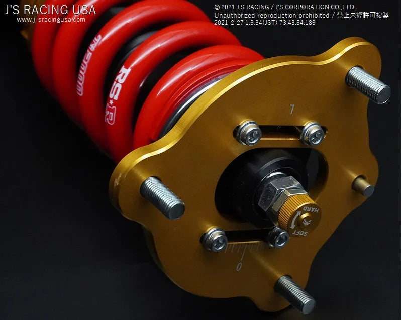 J's Racing Black Series Damper RR Coilover Kit (Civic Type-R FK8 2017-2021)