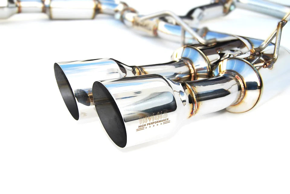 Invidia Gemini Catback Exhaust w/ Quad Stainless Steel Tips (Subaru WRX | STI 15-21)