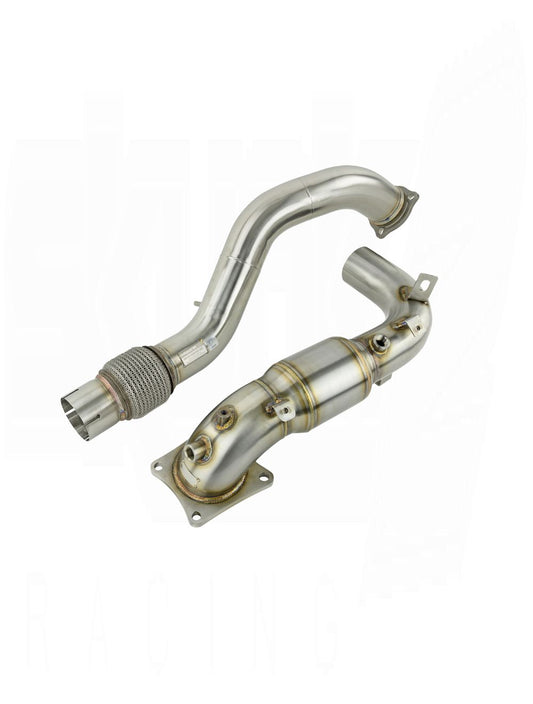 SKUNK2 ALPHA DOWNPIPE W/ 76MM CAT (Civic Type-R 18-21)(FK8)