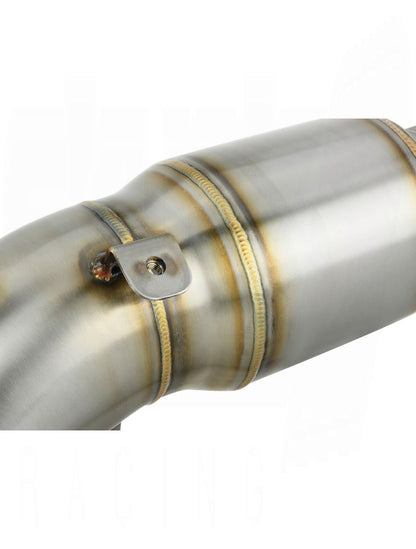 SKUNK2 ALPHA DOWNPIPE W/ 76MM CAT (Civic Type-R 18-21)(FK8)