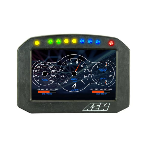AEM Electronics CD-5 Carbon Flat Panel Digital Dash Display
