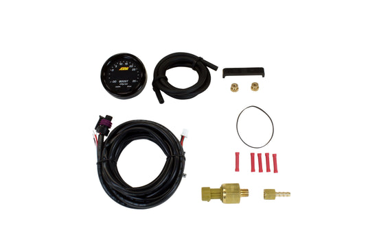 AEM Electronics X-Series Boost Pressure Gauge -30inHg~35psi | -1~2.5bar