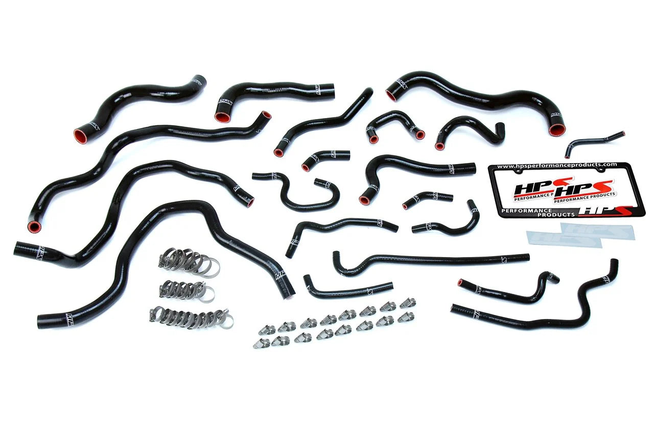 HPS Reinforced Silicone Radiator Heater Coolant Hose Kit for 16-19 Civic Non Turbo