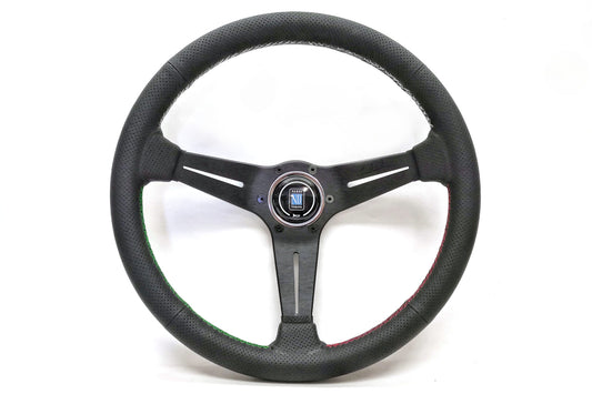 Nardi Deep Corn Steering Wheel Black Perforated Leather (350mm)