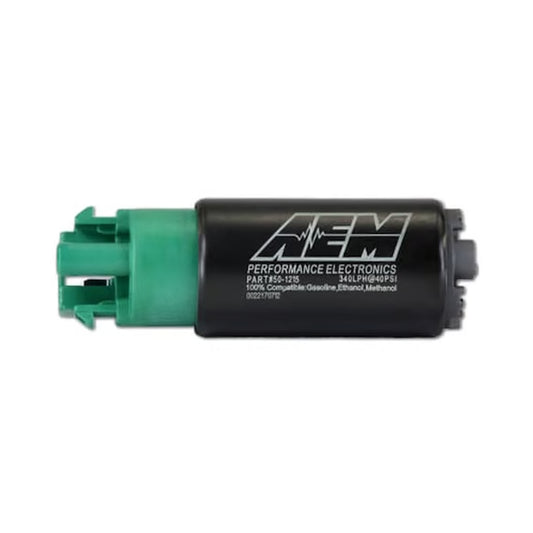 AEM (Universal) E85 HIGH FLOW IN-TANK FUEL PUMP (65MM W/HOOKS OFFSET INLET)