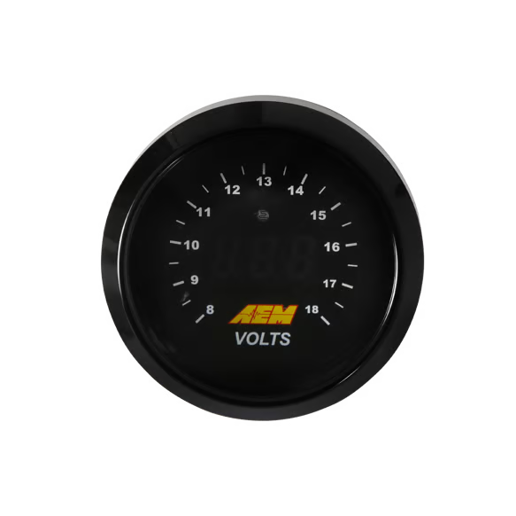 AEM Digital Volt Gauge 8~18Vs Universal