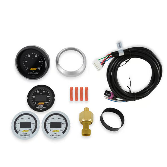 AEM Digital Oil | Fuel Pressure Gauge 0~100PSI Universal
