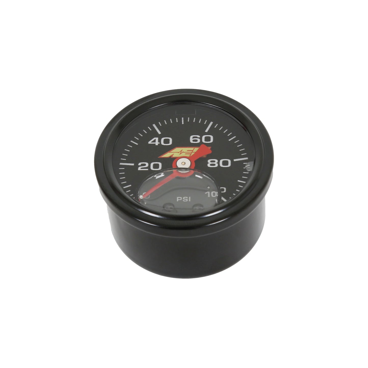 AEM Electronics 1/8th NPT 0-100 PSI Liquid-Filled Pressure Gauge