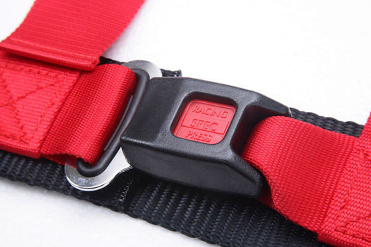 Buddy Club Racing Spec 4 Point Seat Harness (Red)