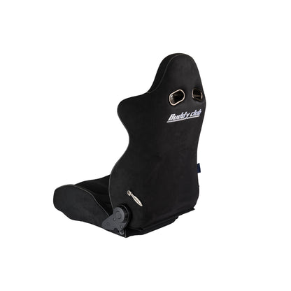 Buddy Club Black Racing Spec Sport Reclinable Seat w/ Adaptor Plate