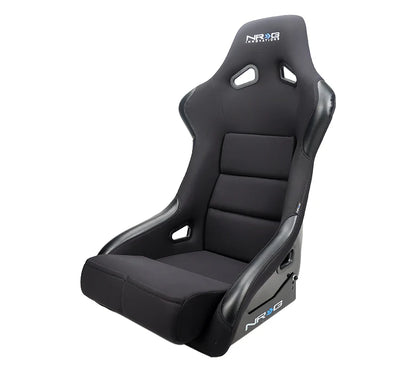 NRG FRP Bucket Seat Race Style Bolster-Lumbar Large (Black)