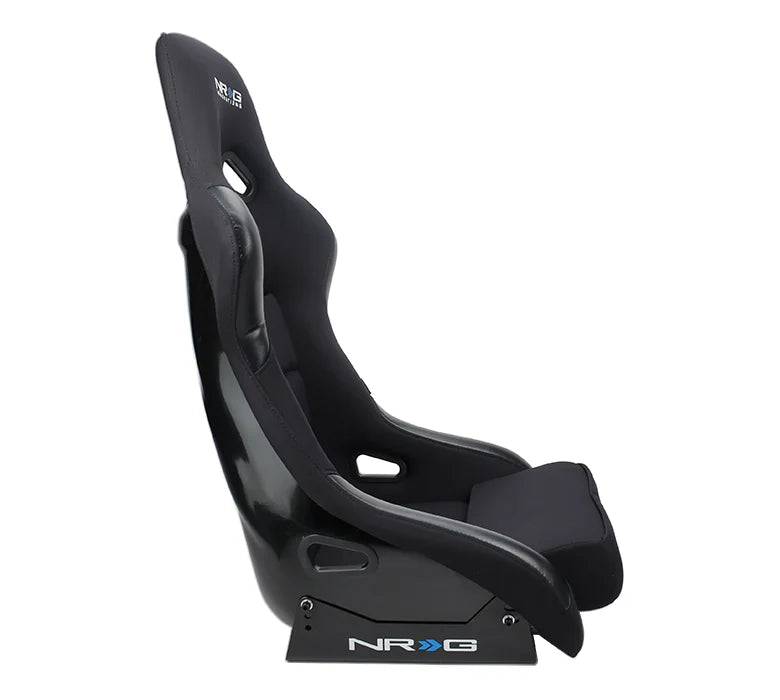 NRG FRP Bucket Seat Race Style Bolster-Lumbar Large (Black)