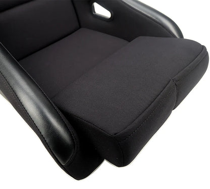 NRG FRP Bucket Seat Race Style Bolster-Lumbar Large (Black)