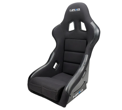 NRG FRP Bucket Seat Race Style Bolster-Lumbar Medium (Black)