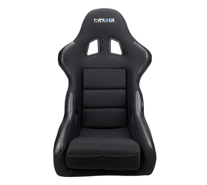 NRG FRP Bucket Seat Race Style Bolster-Lumbar Medium (Black)
