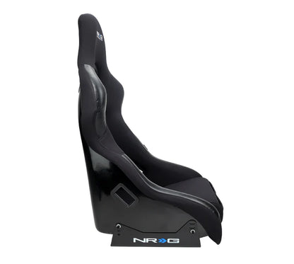 NRG FRP Bucket Seat Race Style Bolster-Lumbar Medium (Black)