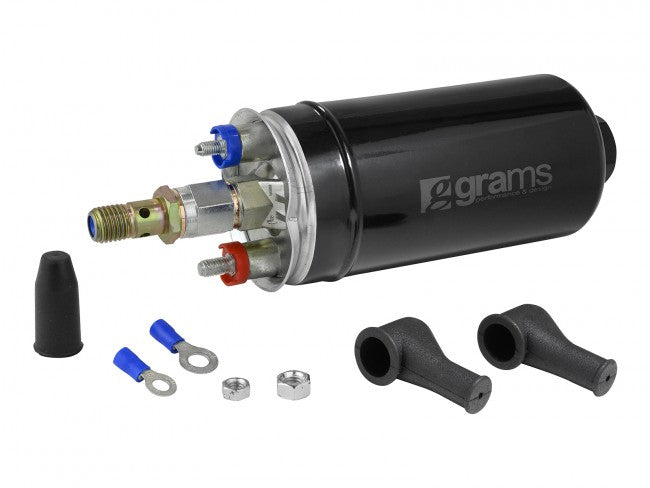 GRAMS PERFORMANCE 440LPH E85 COMPATIBLE INLINE FUEL PUMP