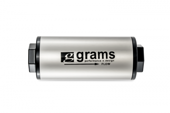 Grams Performance Fuel Filter 100 Micron (-8AN)