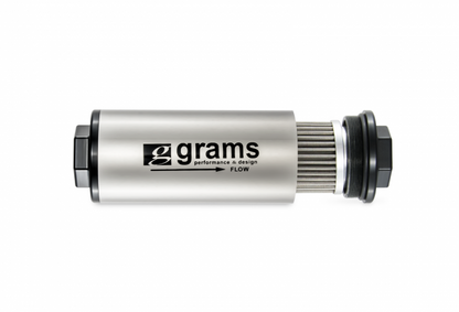 Grams Performance Fuel Filter 100 Micron (-8AN)