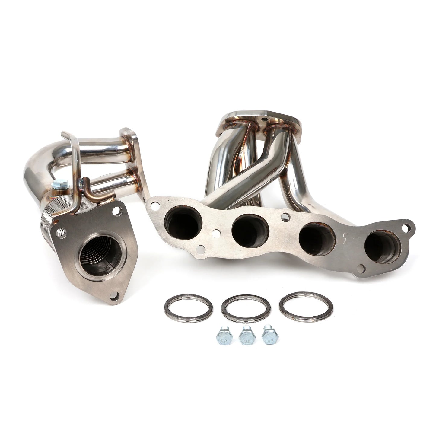 DC Sports Polished Header (Honda Accord 2.4L 03-07)