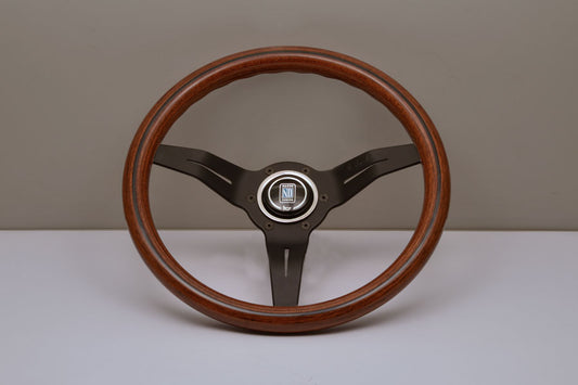 Nardi Sport Rally Deep Corn Steering Wheel - Wood Grip with Black Spoke (330mm)