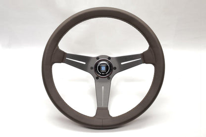 Nardi Deep Corn Revolution Steering Wheel Brown Smooth Leather (350mm)