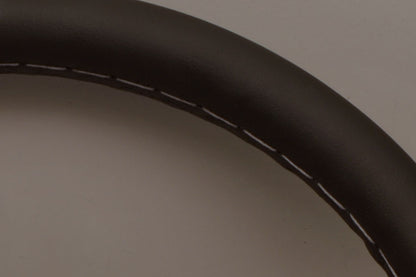 Nardi Classic Steering Wheel grey stitching on Black Leather Grip w/ Black Spoke (330mm)