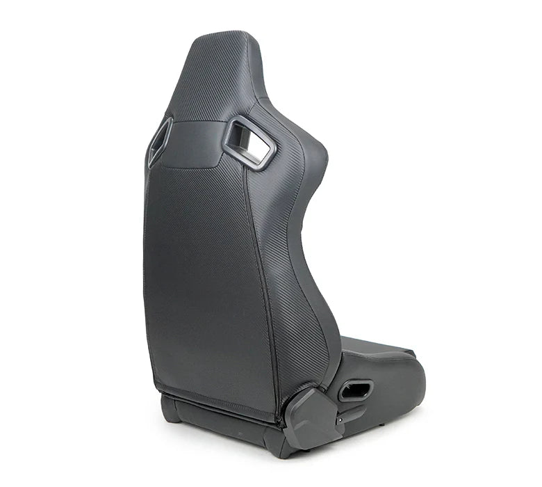 NRG Omega Reclinable Racing Seat (Black)