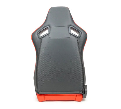 NRG Omega Reclinable Racing Seat (Red)