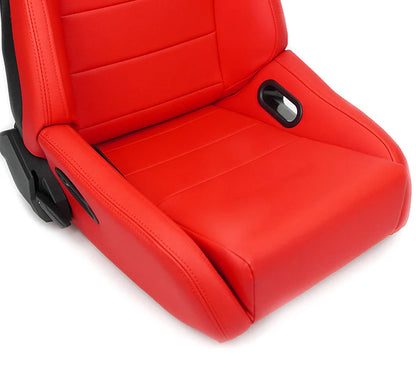 NRG Omega Reclinable Racing Seat (Red)