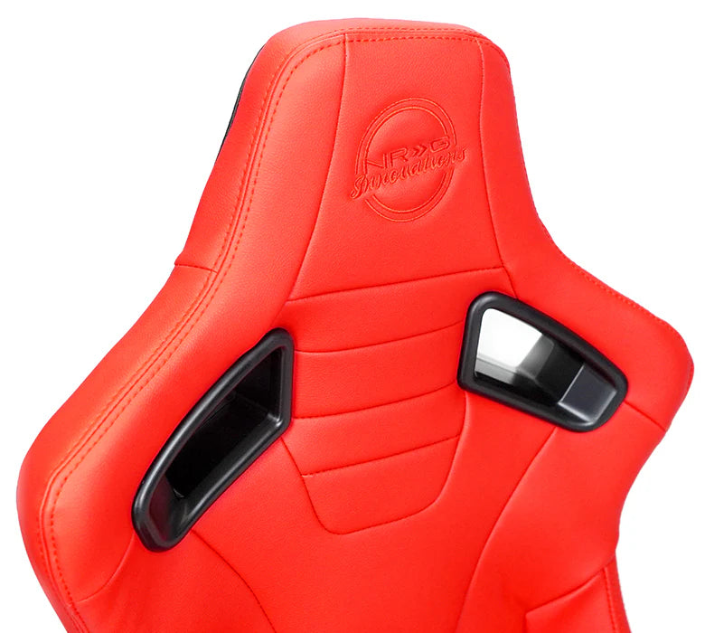 NRG Omega Reclinable Racing Seat (Red)