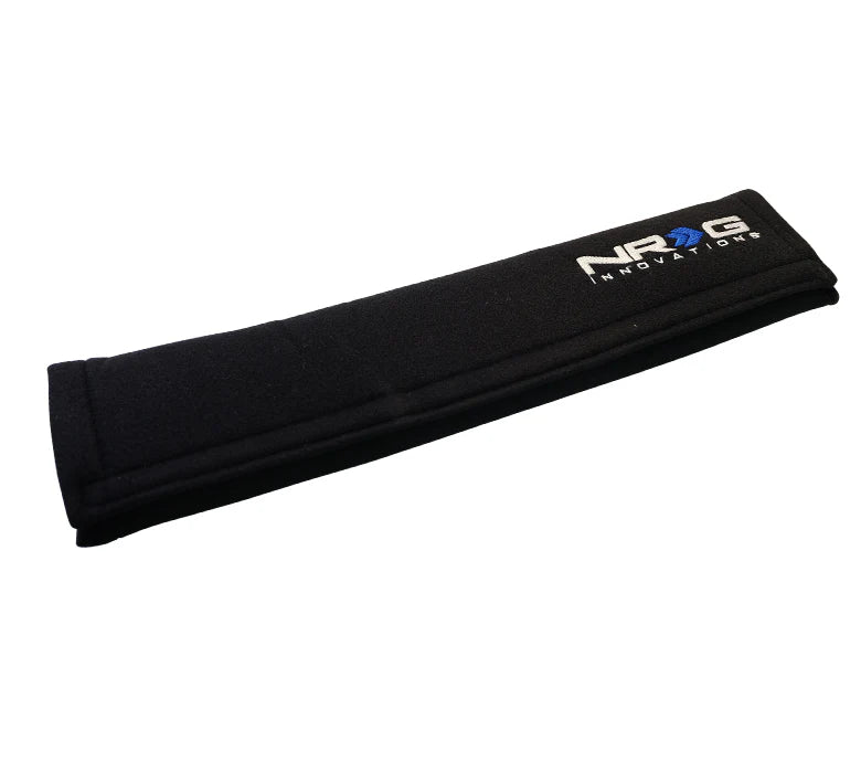 NRG Seat Belt Pads 3.5" Wide X 17.3" 1 Piece Long (Black)
