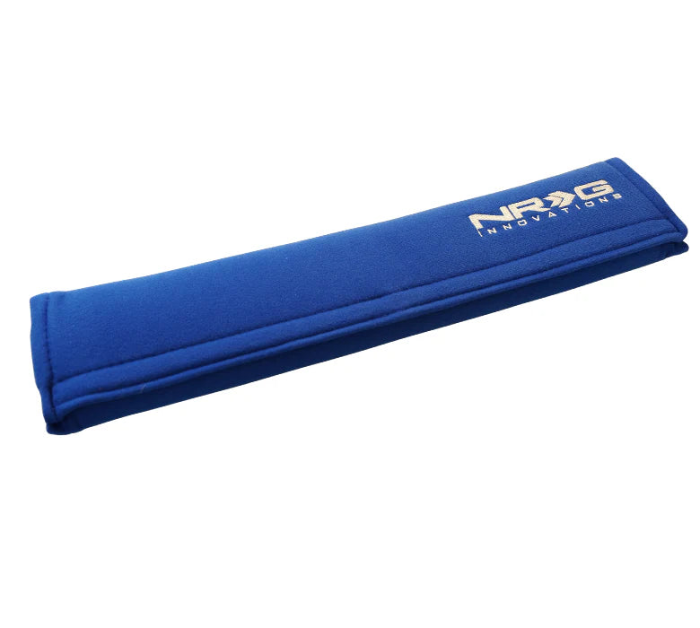 NRG Seat Belt Pads 3.5" Wide X 17.3" 1 Piece Long (Blue)
